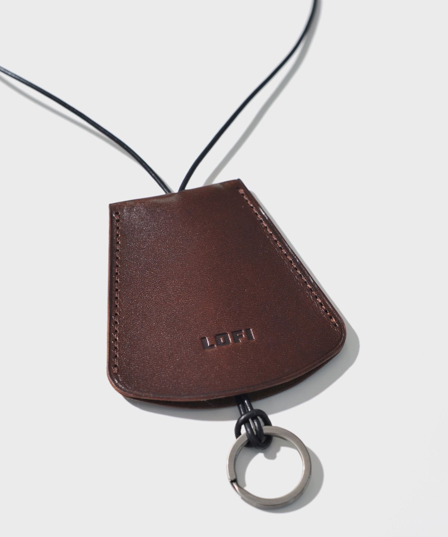MUSINSA | LOFI All-Day Leather Neck Key Holder (Brown)