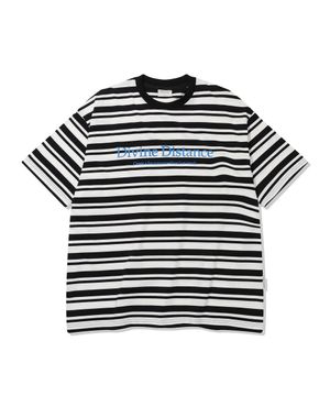 더블 스트라이프 티셔츠 [블랙]