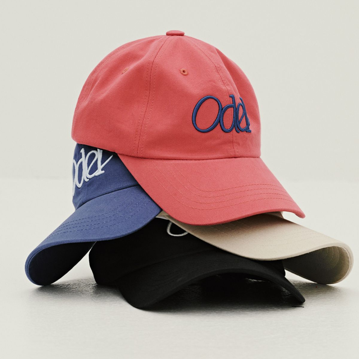 오디에르(ODER) 볼드 팝핑자수 볼캡-4colors