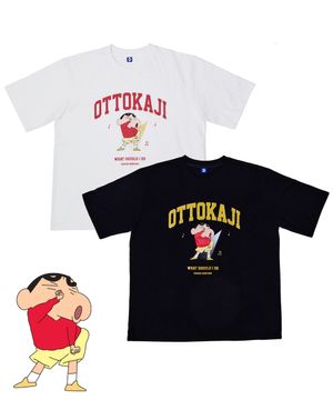 짱구 오또카지 그래픽 반팔 티셔츠