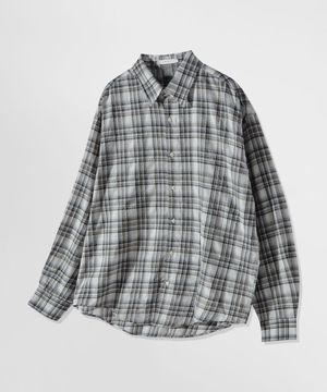 오션 브리즈 체크 셔츠[화이트]