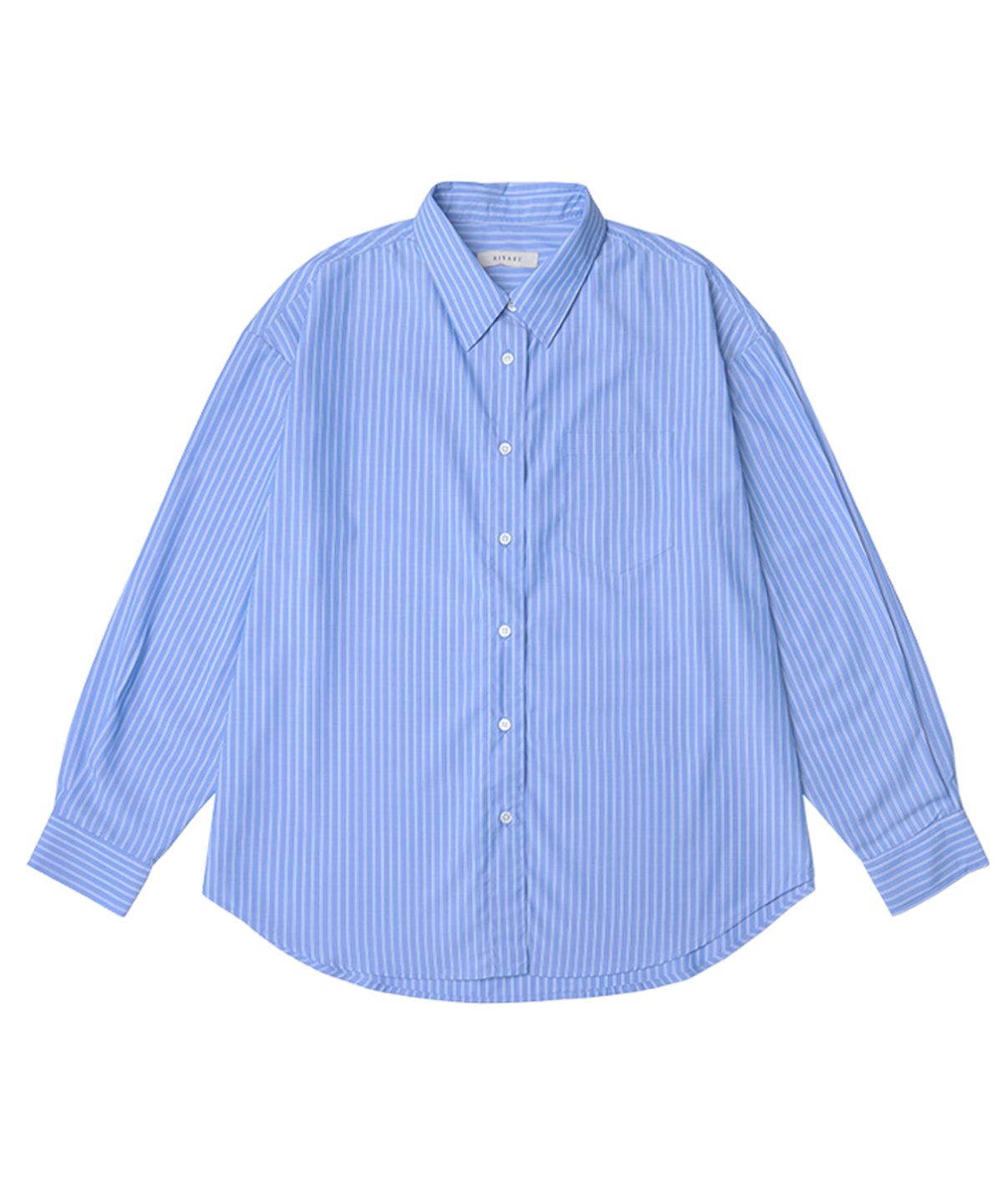 시야쥬(SIYAZU) SITP5150 오버핏 라운지 ST 셔츠_Light blue ST