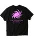 Pink Tornado 로고 티셔츠 - 블랙