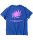 Pink Tornado 로고 티셔츠 - 블루