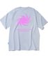 Pink Tornado 로고 티셔츠 - 퍼플