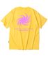 Pink Tornado 로고 티셔츠 - 옐로우