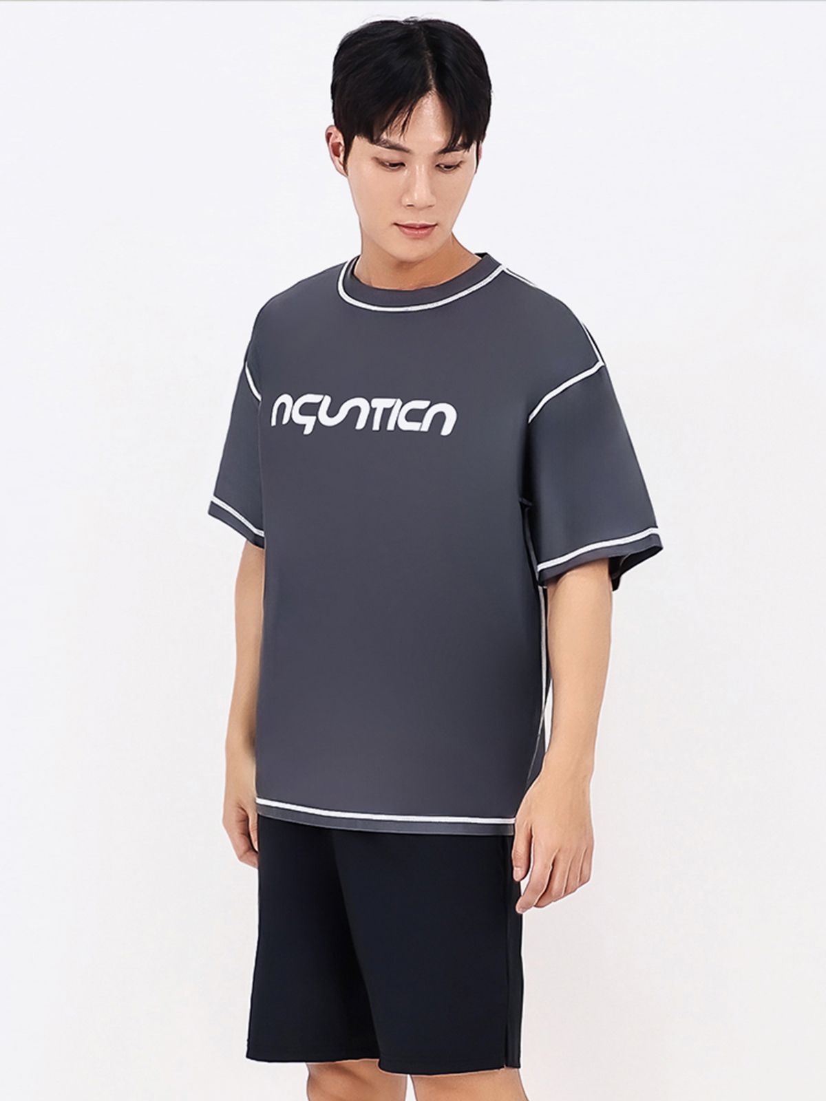 아쿠아티카(AQUATICA) 남성 래쉬가드 AQAMTS23010 상의+PZ 반바지세트