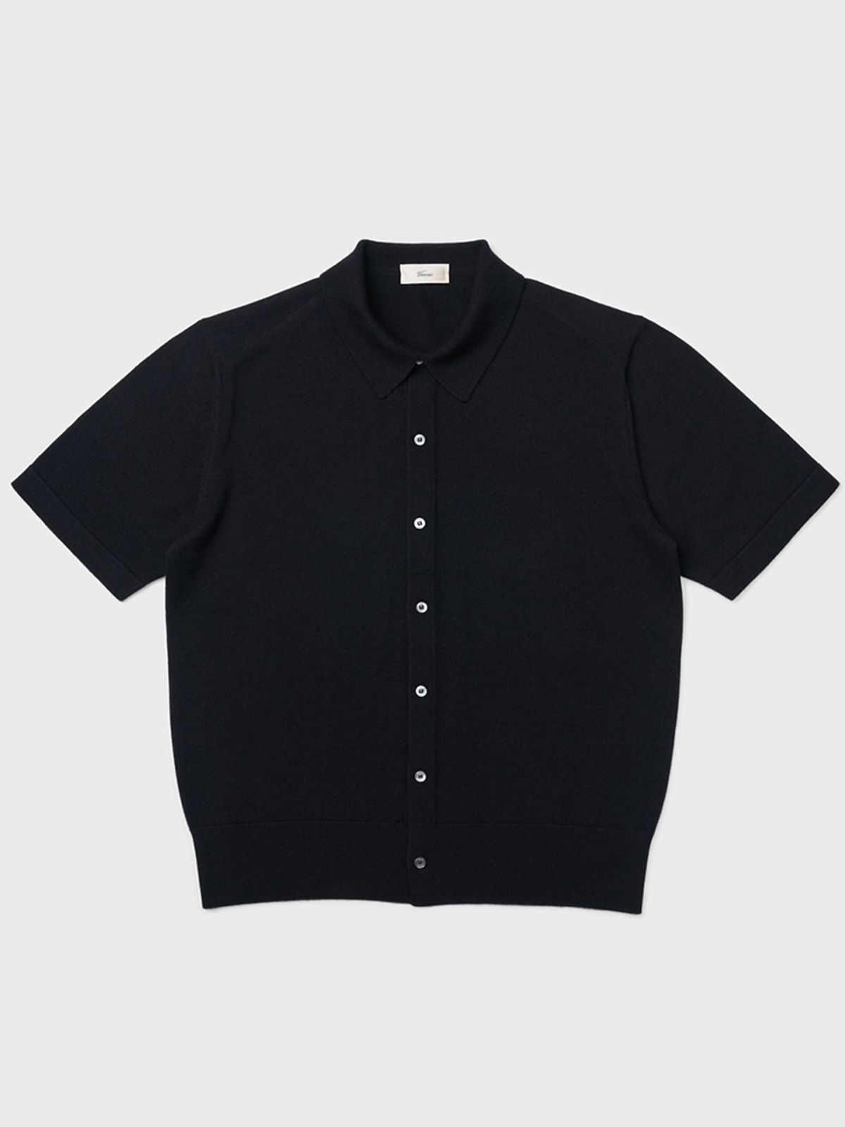 베르노(VERNO) 24SS Essential collar cardigan Black