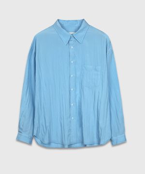 링클 베이직 오버 셔츠_소라
