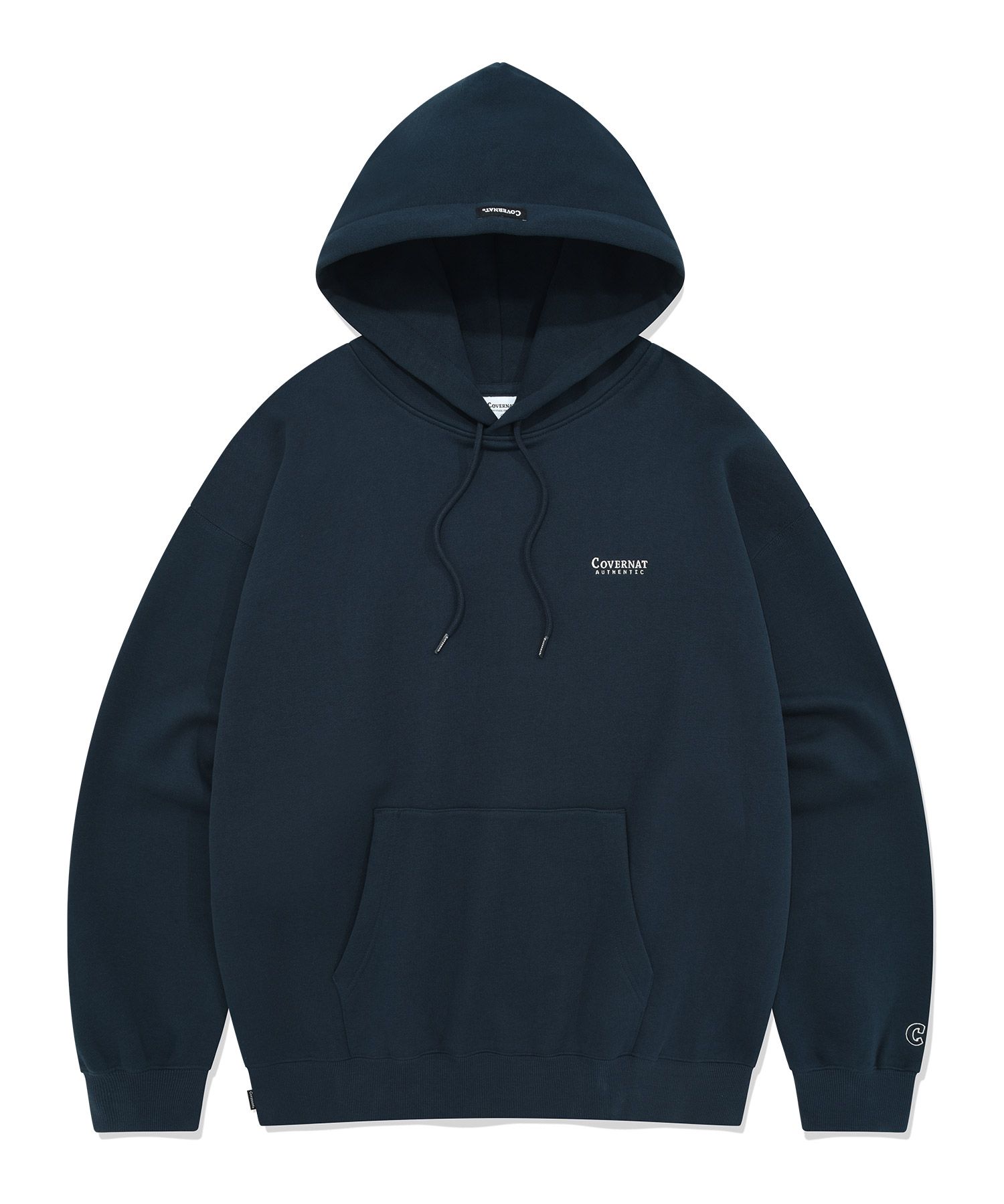 パーカー・フーディ COVERNAT Authentic Logo Hoodie Dark Navy MUSINSA | COVERNAT authentic logo hoodie dark navy