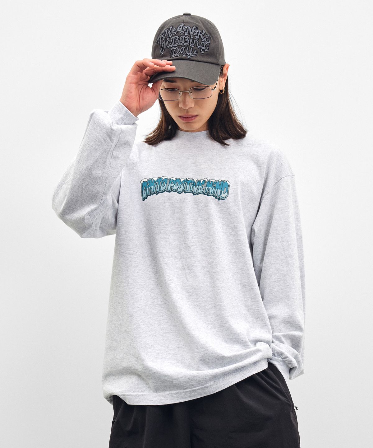 디미토(DIMITO) SNOW LSV GD 6.5OZ TEE ASH
