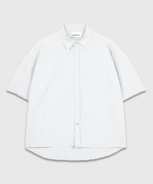 윈드 숏슬리브 셔츠_아이보리