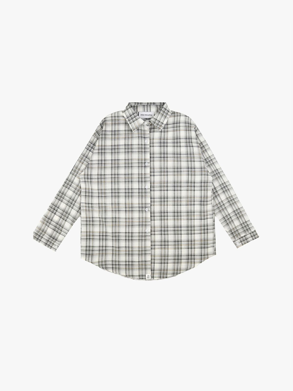핑크파인애플(PINK PINEAPPLE) COOL CHECK SHIRT_BLACK