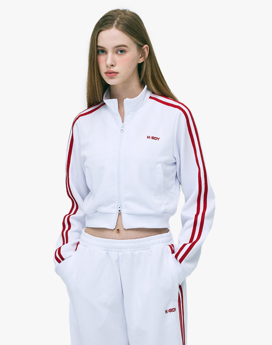 MUSINSA | NERDY Women's NY Track Top White
