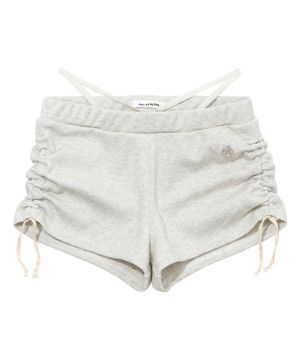 셔링 스트링 마이크로쇼츠_오트밀