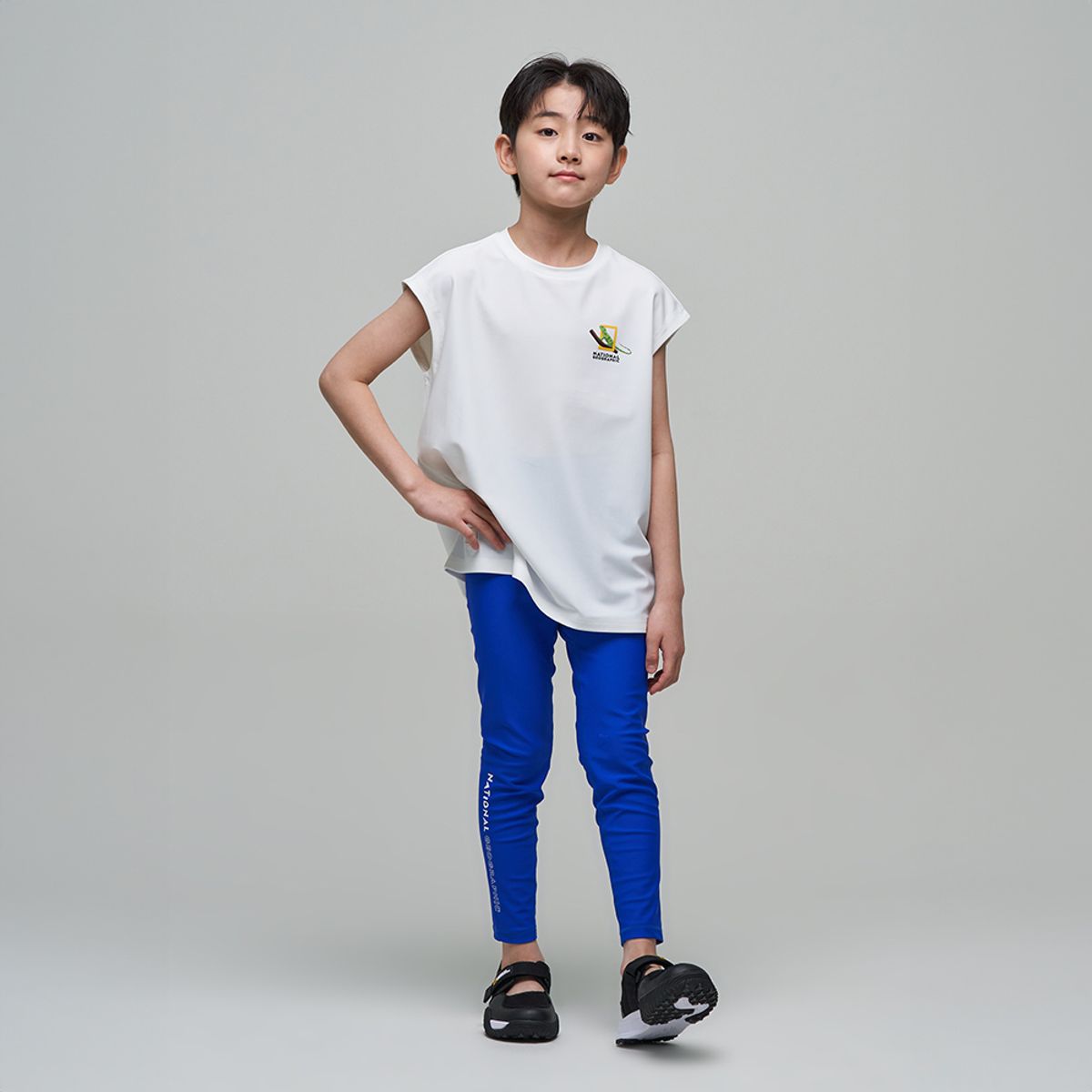 내셔널지오그래픽 키즈(NATIONAL GEOGRAPHIC KIDS) K242UWL630 롱 레깅스 COBALTBLUE