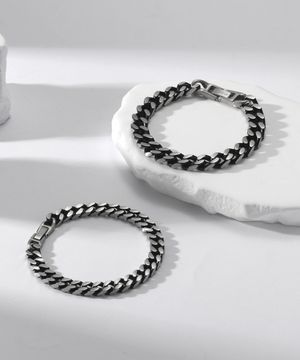 루이 스틸 체인 팔찌 2종 택1 / STJ-SB3006