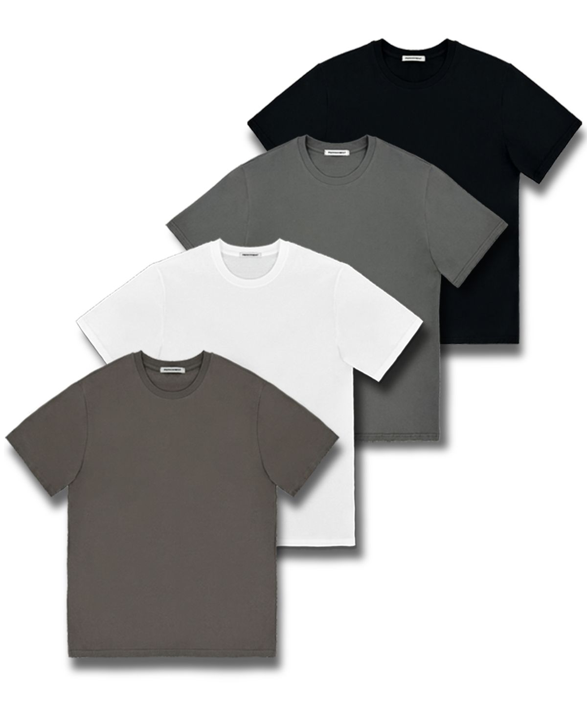 퍼머넌트 아카이브(permanentarchive) ORGANIC LAYERED T-SHIRTS (4 COLOR)
