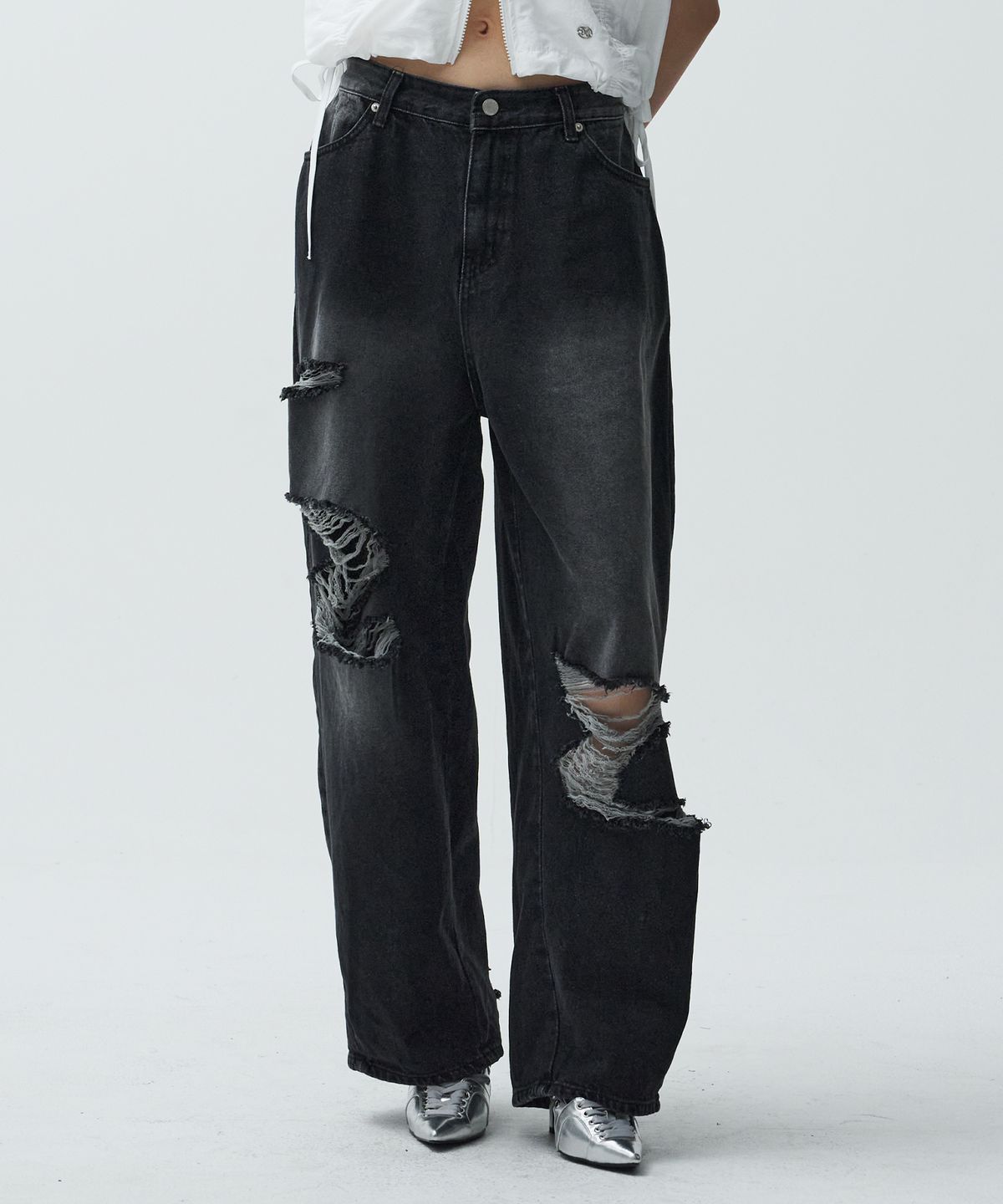 미드나잇 무브(MIDNIGHT MOVE) bl fit pants (black)
