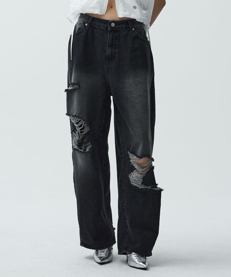 bl fit pants (black)