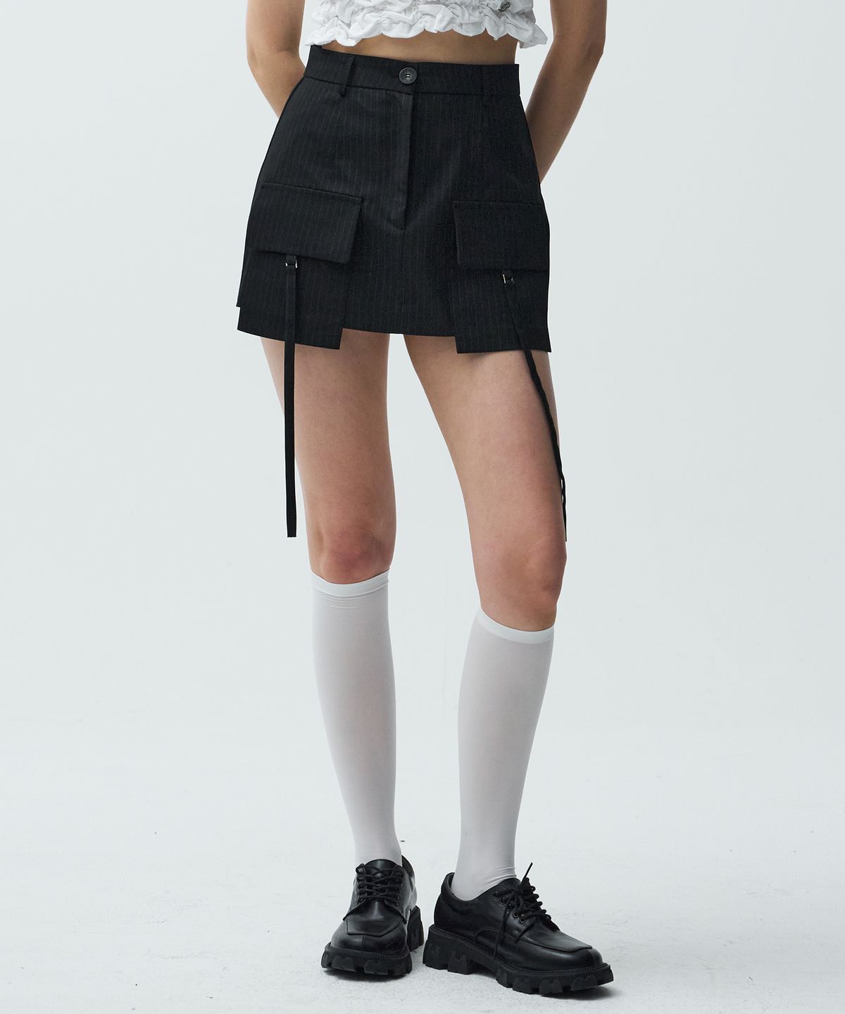 미드나잇 무브(MIDNIGHT MOVE) st cargo skirt (black)