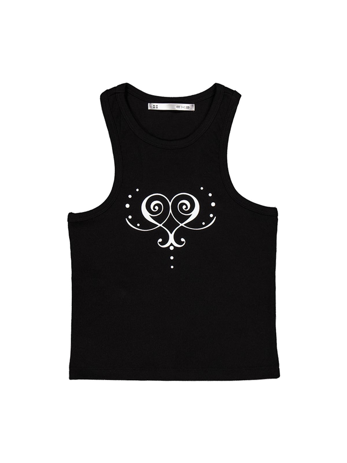셋업이엑스이(SETUP-EXE) BACK POCKET HEART SL / BLACK