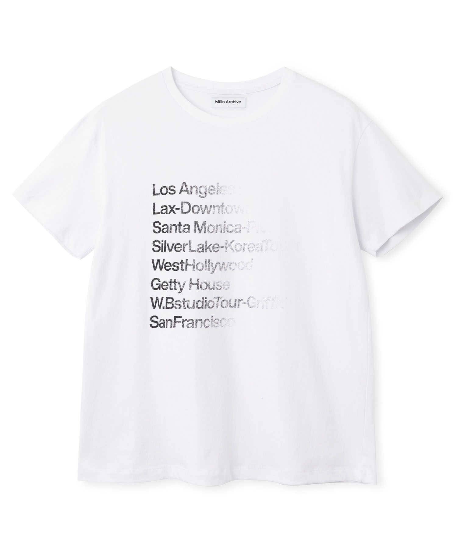 MUSINSA | MILLO ARCHIVE Faded Los Angeles T-Shirts [White]