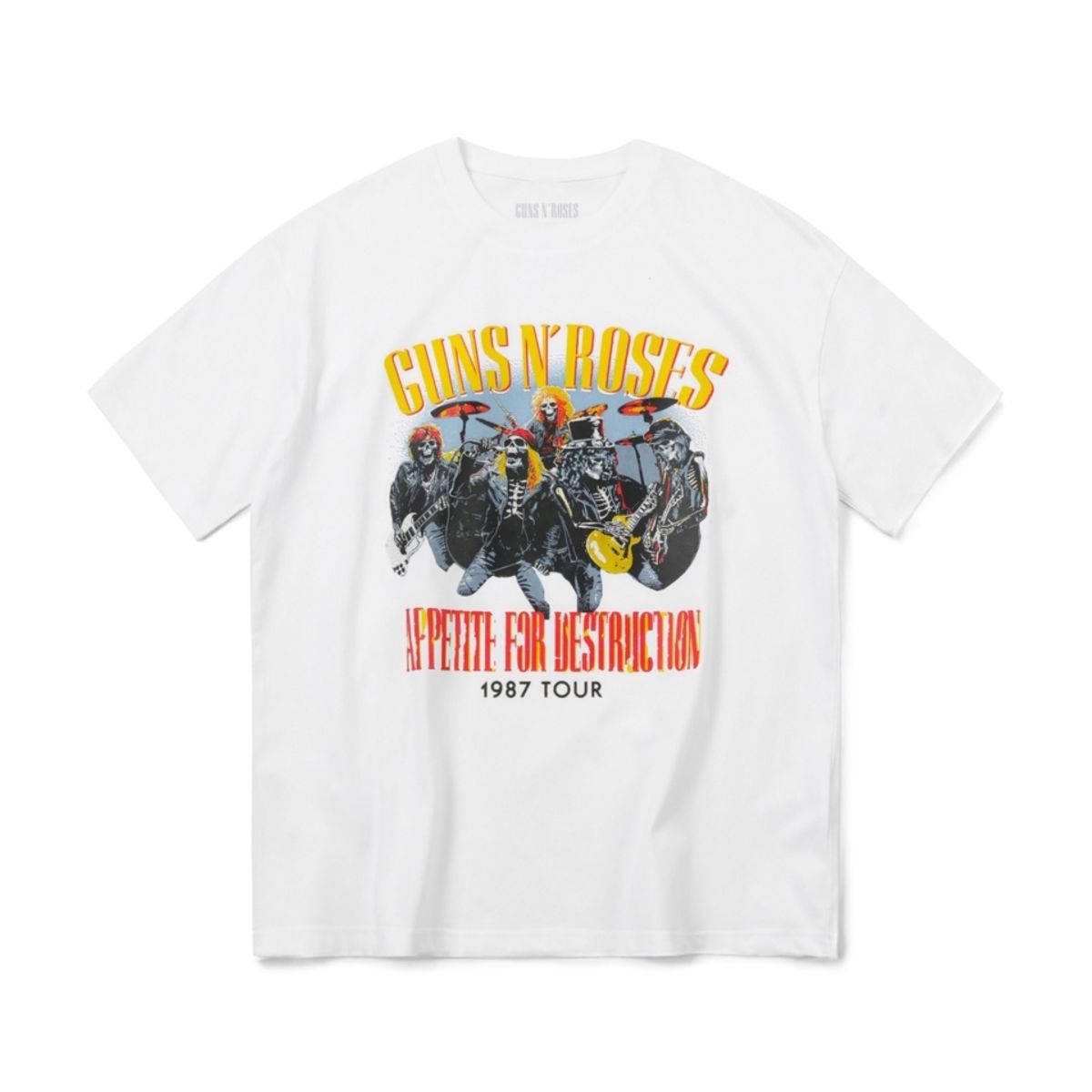 브라바도(BRAVADO) GNR APPETTITE TOUR 1987 WH (BRENT2465)