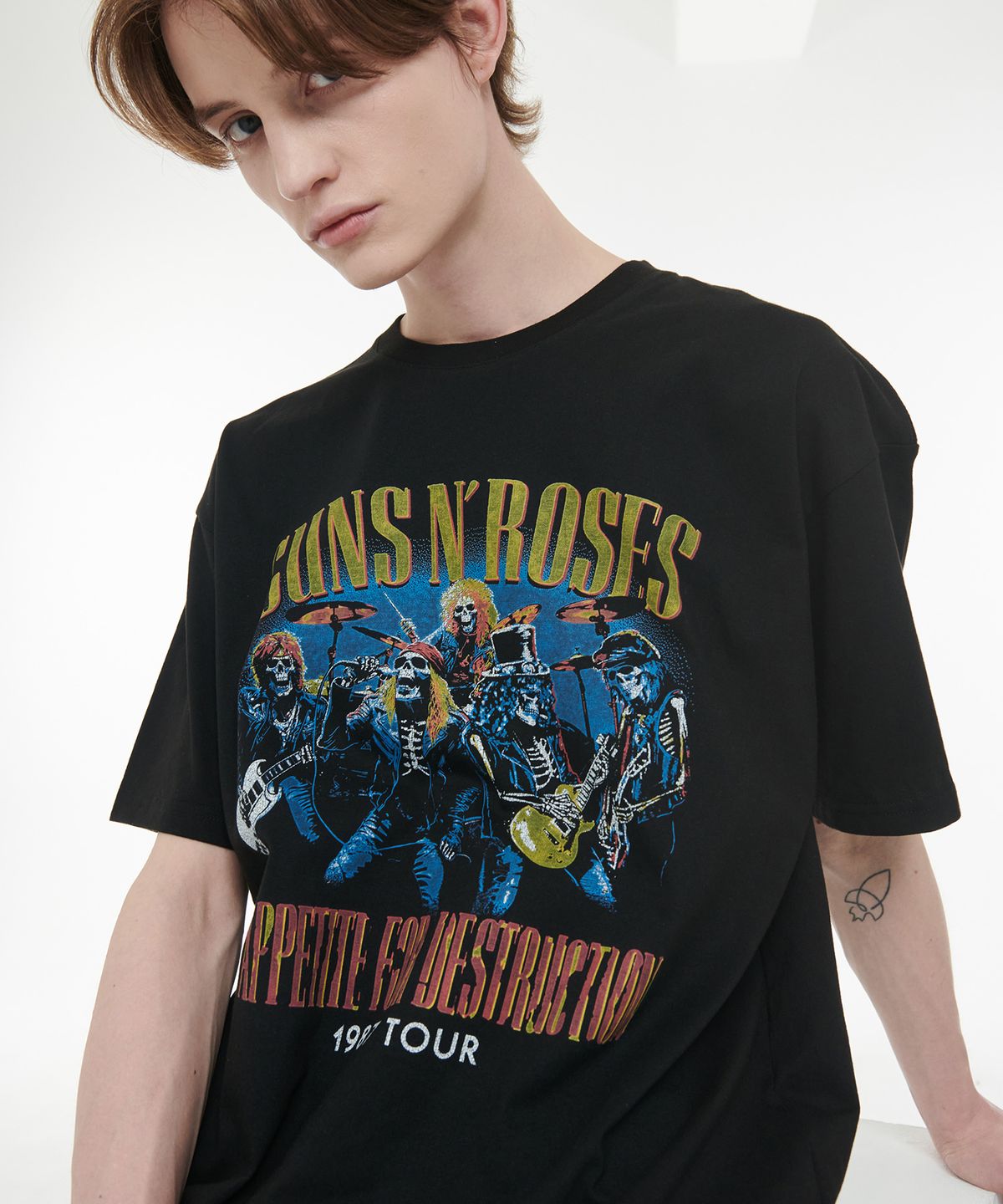 브라바도(BRAVADO) GNR APPETTITE TOUR 1987 BK (BRENT2464)