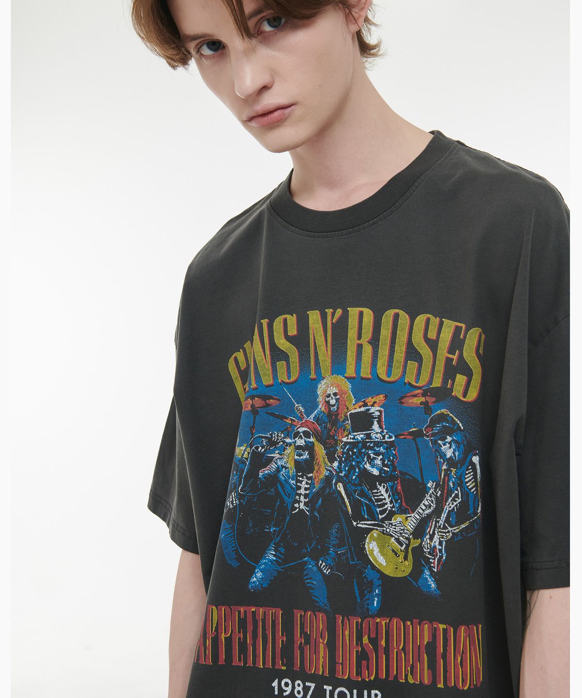 브라바도(BRAVADO) GNR APPETTITE TOUR 1987 OVER FIT Pigment CC (BRENT2463)