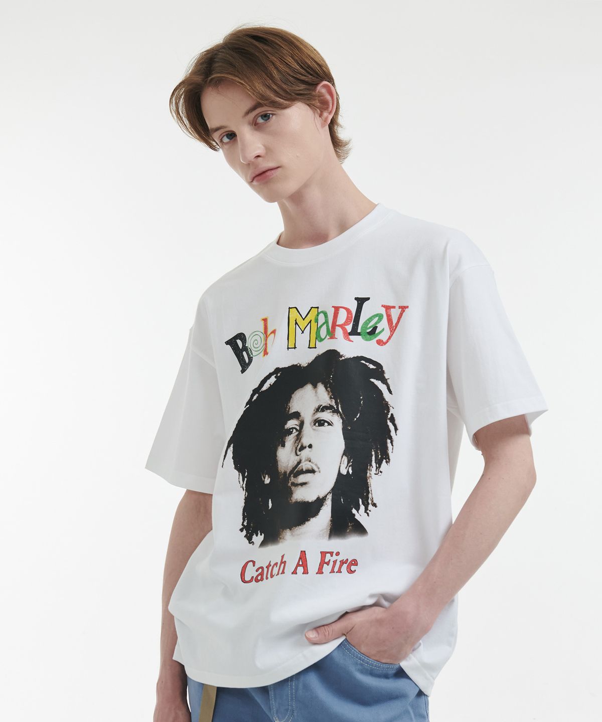 브라바도(BRAVADO) BOB MARLEY CATCH A FIRE 24 WH (BRENT2446)