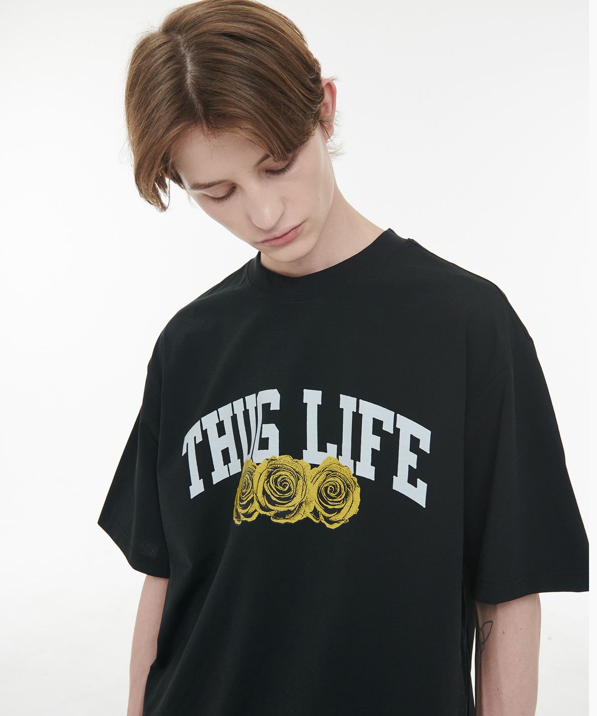 브라바도(BRAVADO) TUPAC THUG LIFE ROSE BK (BRENT2485)