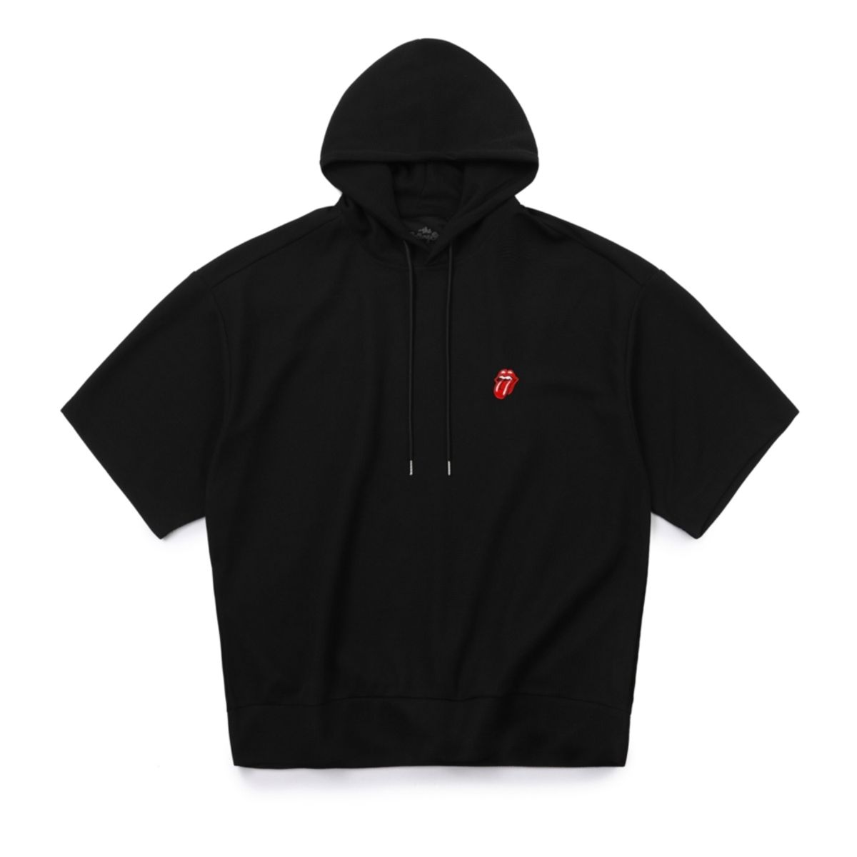 브라바도(BRAVADO) TRS C/TONGUE LOGO 1/2 HOODIE BK (BRENT2480)