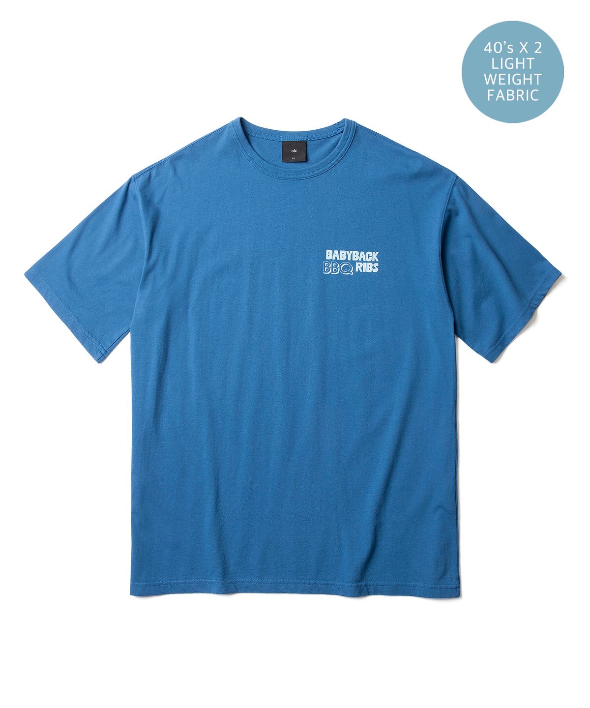 에스파이(ESFAI) BABY BACK RIBS TEE (BLUE)