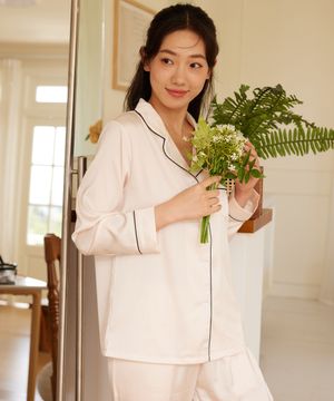 실키 스판 파자마 투피스