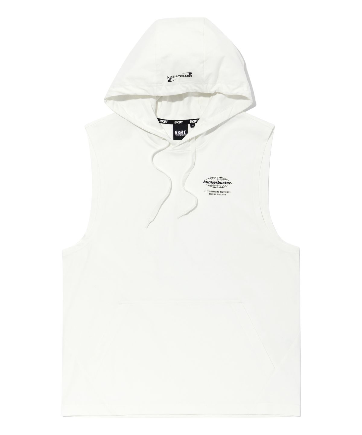 벙커버스터(BUNKERBUSTER) 디렉션 슬리브리스 후디 OFF WHITE (MO2TU261-001)
