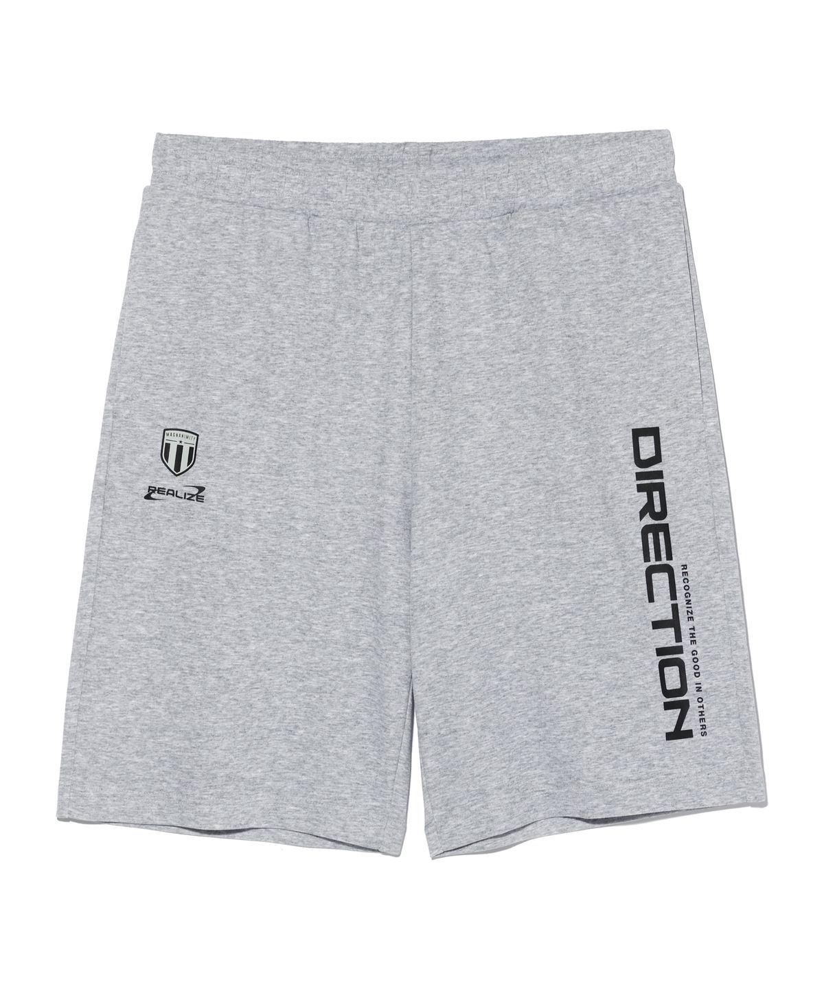 벙커버스터(BUNKERBUSTER) 디렉션 클럽 로고 스웨트 쇼츠 MELANGE GREY (MO7PU489-097)