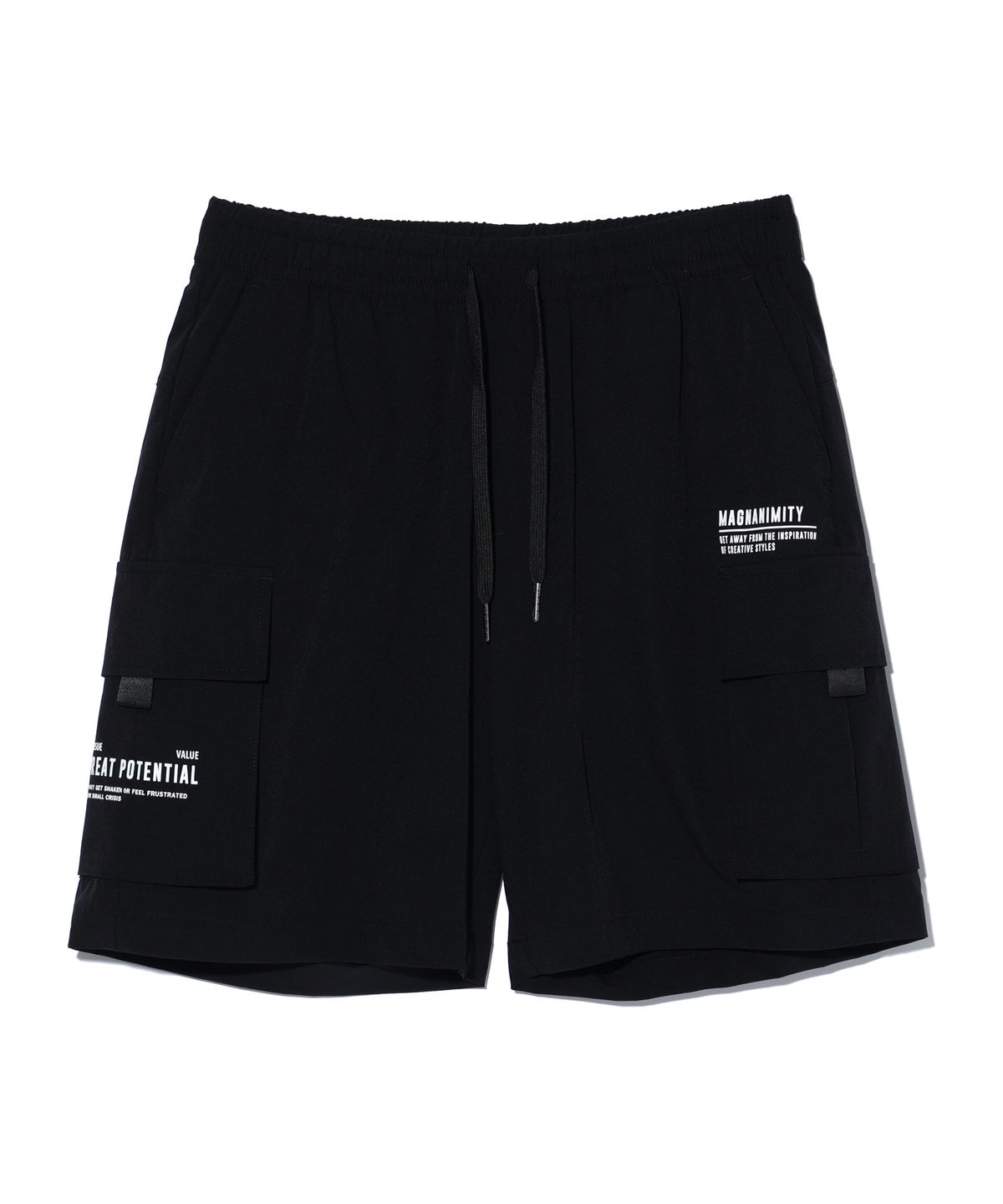벙커버스터(BUNKERBUSTER) 워딩 카고 쇼츠 BLACK_1 (MO7PU485-073)