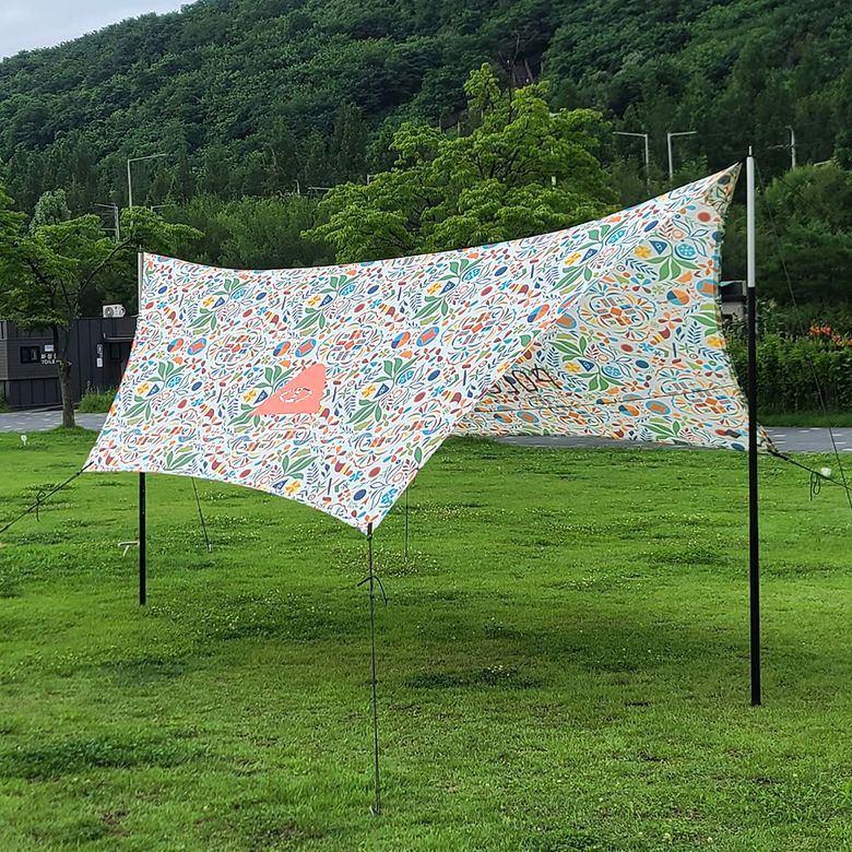어드벤처 캐노피 WHITE RAINBRO