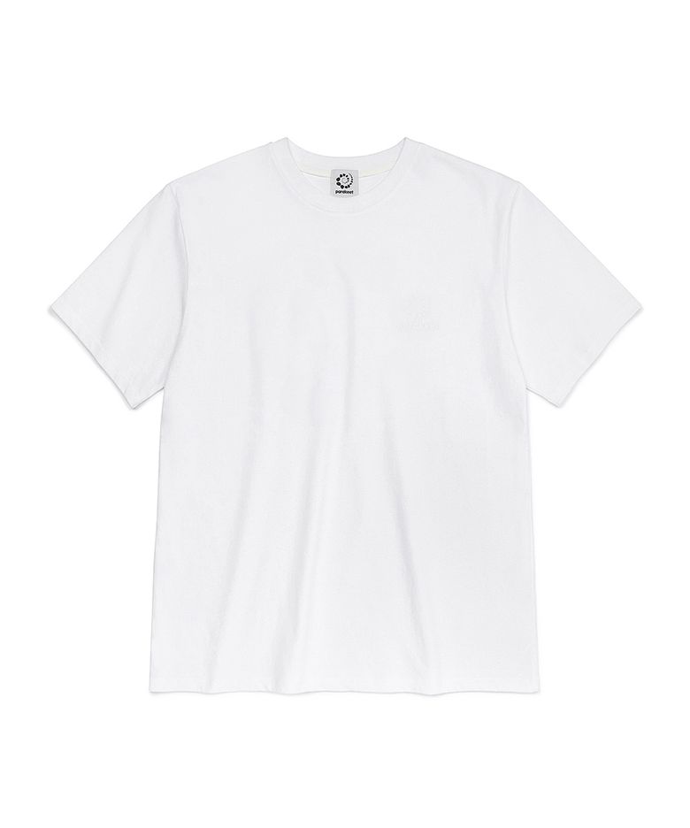 볼더 스월 로고 티 (화이트-화이트)