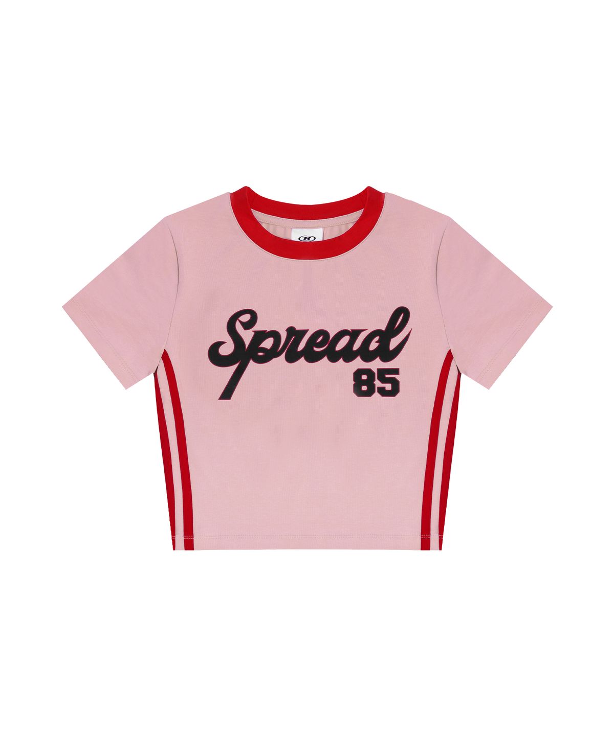 본투윈(BORN TO WIN) SPREAD CROP T-SHIRTS [PINK]