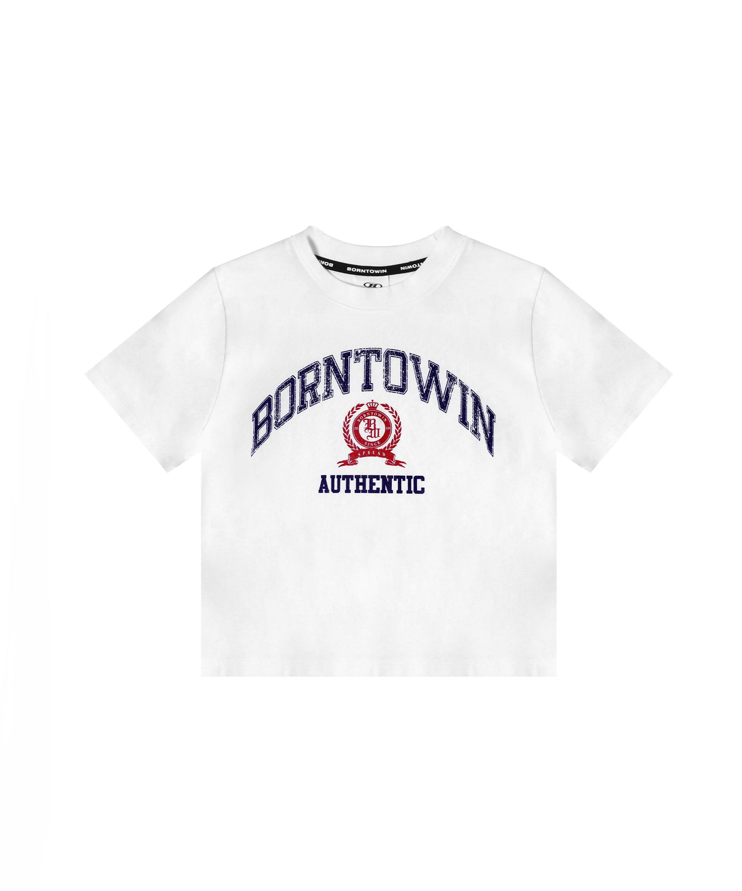 ★2024SS新作★BORN TO WIN★CRACK BORNTOWIN EMBLEM T-SHIRTS MUSINSA | BORN TO WIN CRACK BORNTOWIN EMBLEM CROP T-SHIRTS
