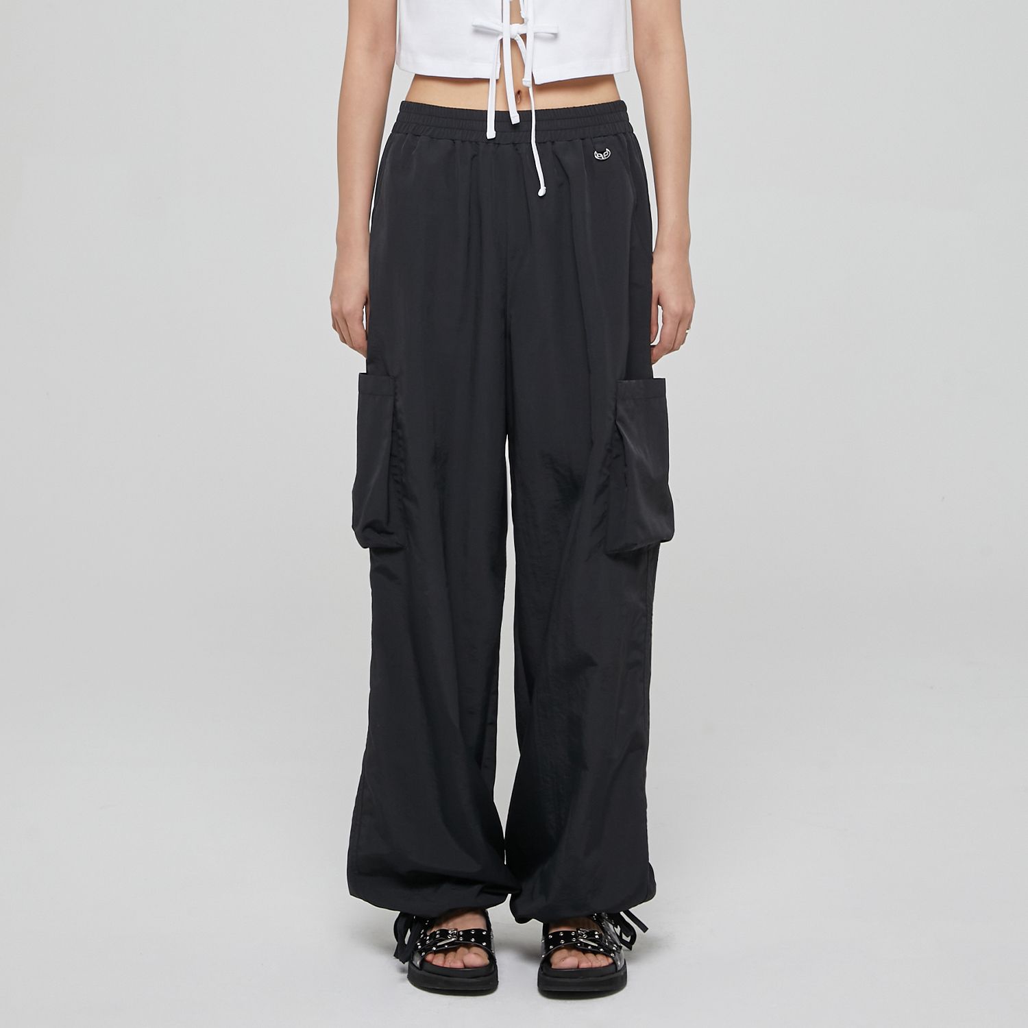 [LALAFOX] LYLON POCKET PANTS/追跡付 MUSINSA | LALAFOX LYLON POCKET PANTS BLACK BQ2WP022