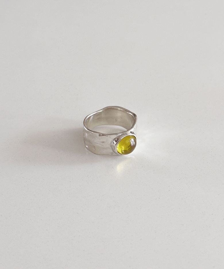 (Silver 925) 시트린 볼드링