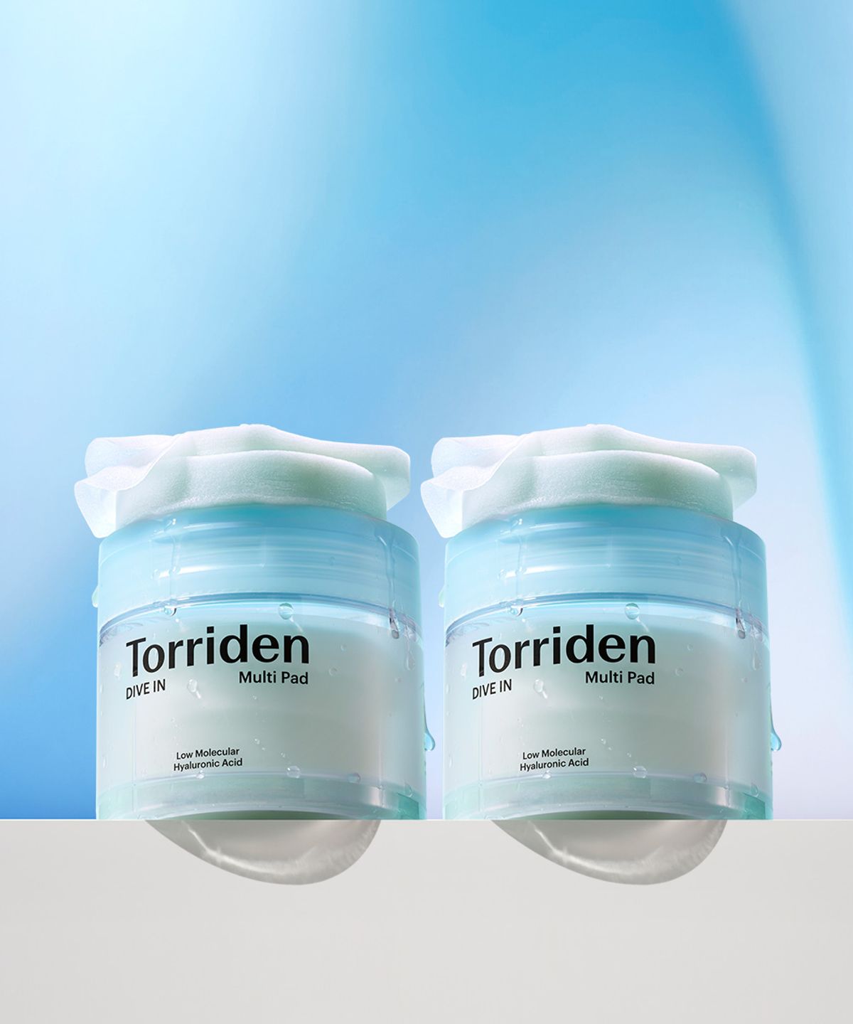토리든(TORRIDEN) [SET] 토리든 다이브인 저분자 히알루론산 멀티패드 80매 X 2개 (+멀티패드 10매입)