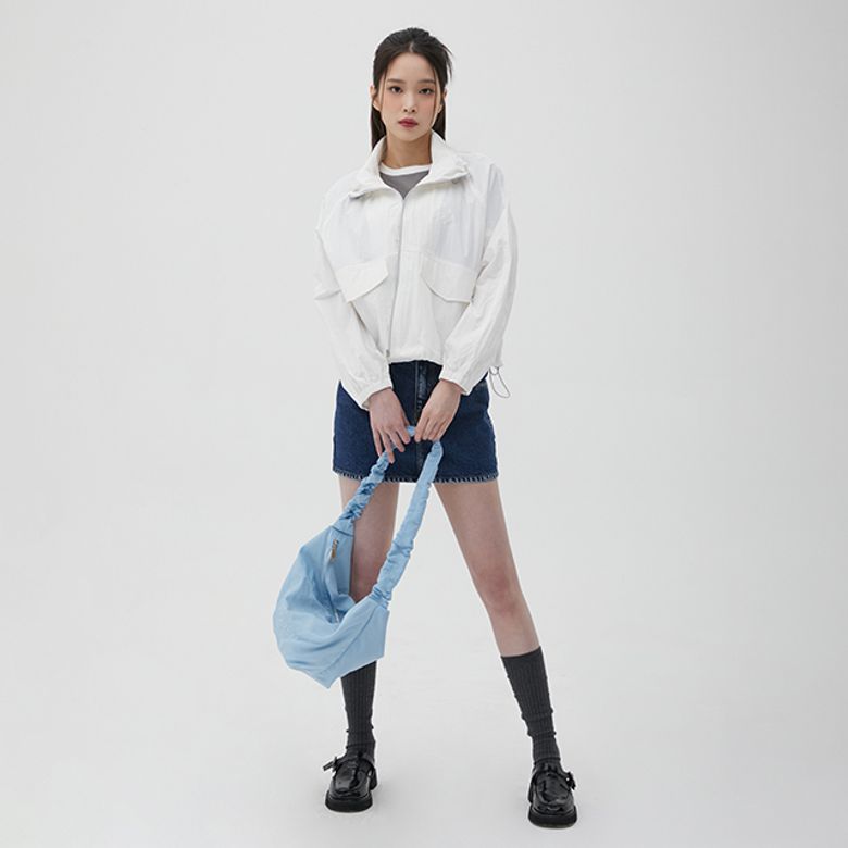 (SET-상의) 하이넥 홑겹 점퍼 AQ1WZ361