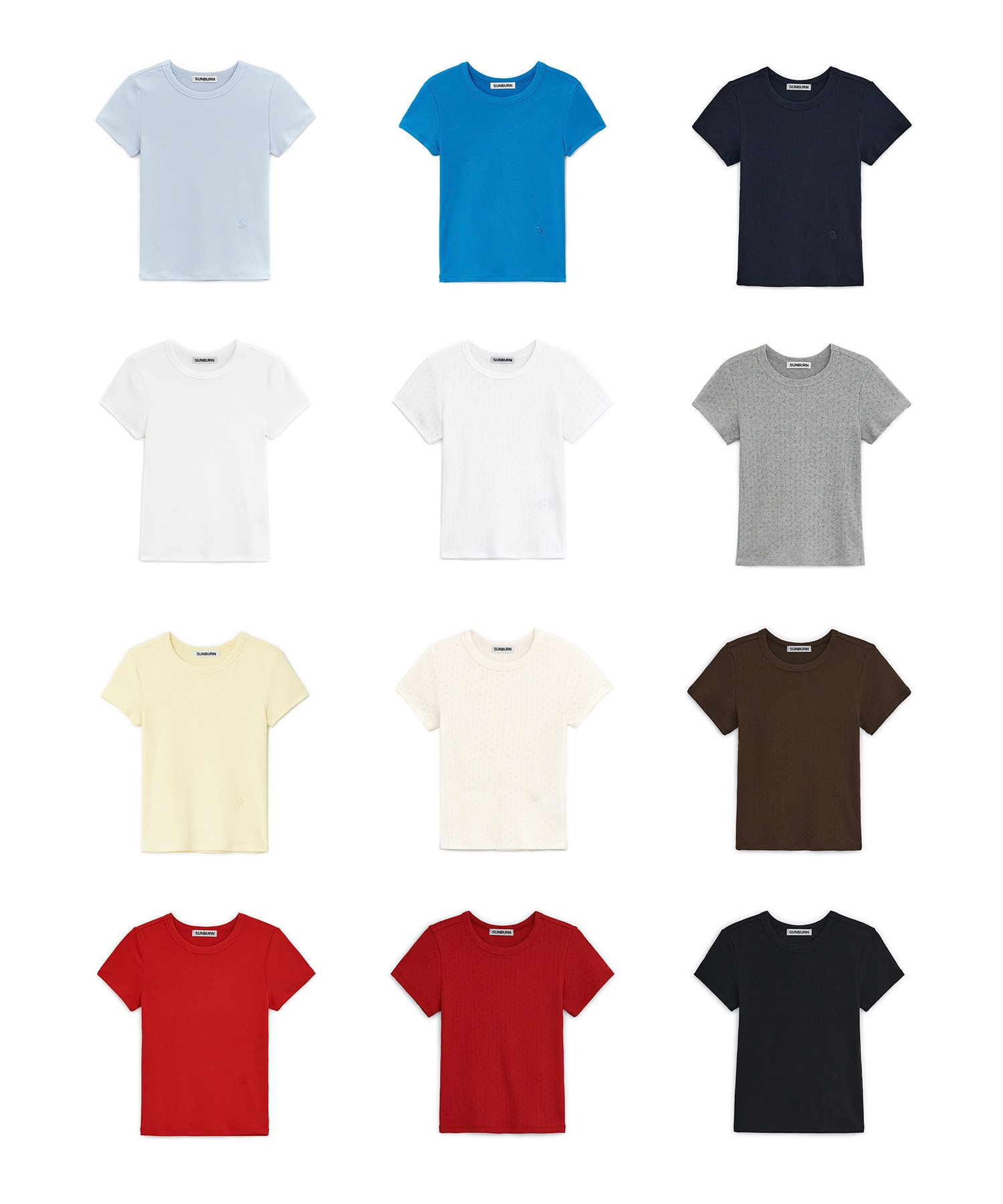[SunburnProject] エスパ ニンニン着用 Basic T-shirt[12カラー] MUSINSA公式 | SUNBURNPROJECT Sunburn Basic T-shirt, 12 COLORS