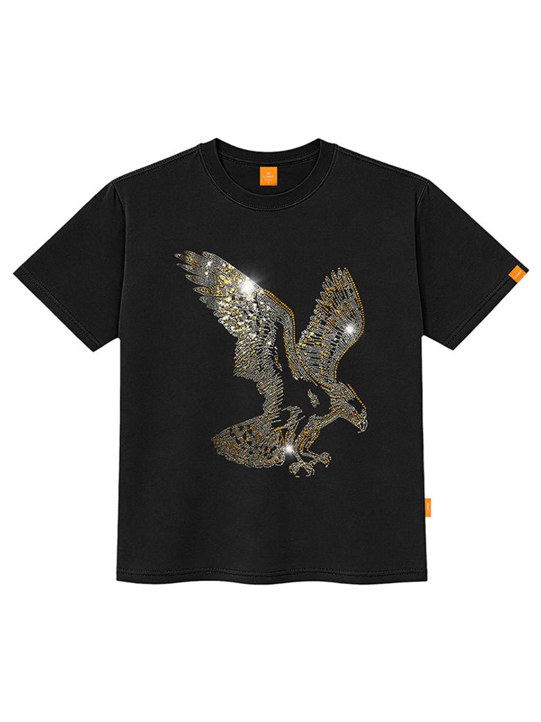 큐빅독수리 반팔티셔츠 남녀공용 빅사이즈 S~4XL