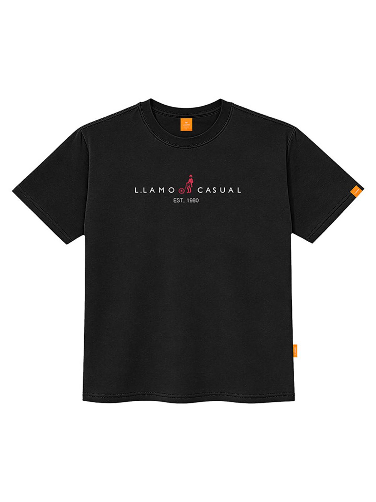 엘라모(LLAMO) 캐주얼 라모 반팔티셔츠 남녀공용 빅사이즈 S~4XL