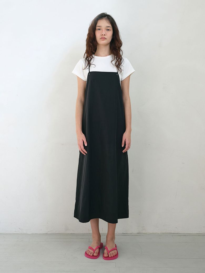 이지 러스터 롱 드레스 (Black)